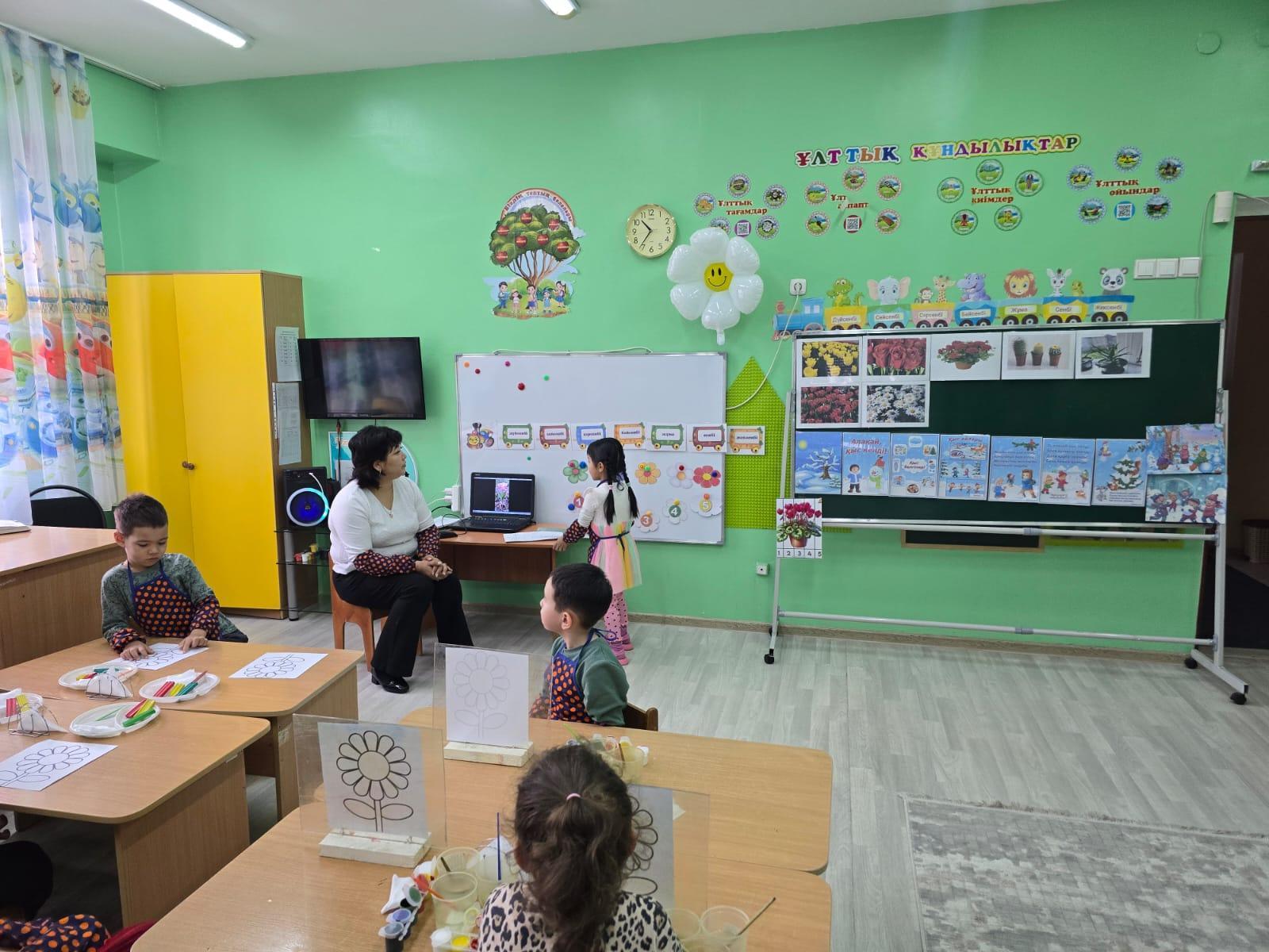 Ұйымдастырылған ашық іс-әрекет "Гүлдің өсуі" ересек "Маржан" тобы тәрбиеші Смагулова Р.А.